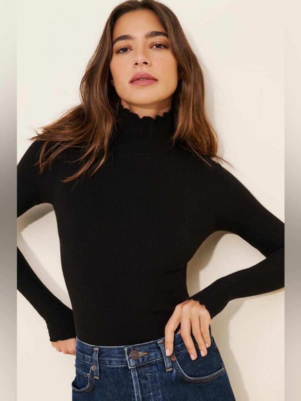 Free People Mock On The Spot Bodysuit